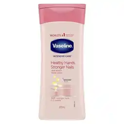 Trekpleister Vaseline Healthy Hands & Stronger Nails Handlotion aanbieding