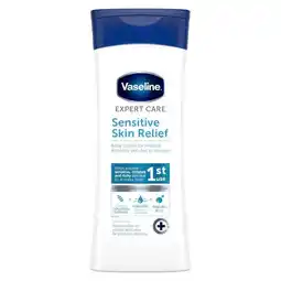 Trekpleister Vaseline Expert Care Sensitive Skin Relief Bodylotion aanbieding