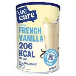 Trekpleister WeCare French Vanilla Meal Replacement Shake aanbieding