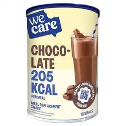 Trekpleister WeCare Chocolate Meal Replacement Shake aanbieding