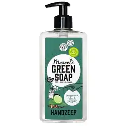 Trekpleister Marcel's Green Soap Bergamot & Black Pepper Handzeep aanbieding