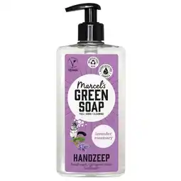 Trekpleister Marcel's Green Soap Lavender & Rosemary Handzeep aanbieding