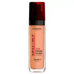 Trekpleister L'Oréal Paris Infaillible 320 Caramel SPF25 32H Fresh Wear Foundation aanbieding