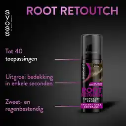 Trekpleister SYOSS Donker Bruin Uitgroeispray aanbieding