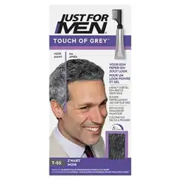 Trekpleister Just For Men Touch Of Grey T-5 Zwart Haarkleuring aanbieding