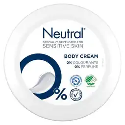 Trekpleister Neutral 0% Body Cream aanbieding