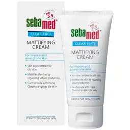 Trekpleister Sebamed Clear Face Mattifying Cream aanbieding