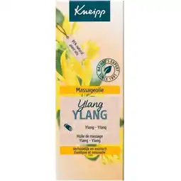 Trekpleister Kneipp Soft Touch Ylang Ylang Massageolie aanbieding
