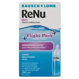 Trekpleister Bausch & Lomb ReNu MPS Sensitive Eyes Flightpack aanbieding