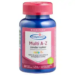 Trekpleister Trekpleister Multi A-Z Kind 4+ Kauwtabletten aanbieding
