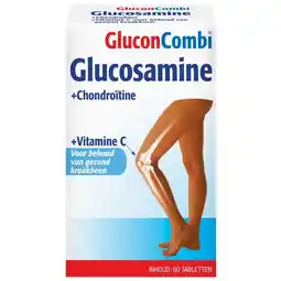 Trekpleister GluconCombi Glucosamine + Chondroïtine + Vitamine C Tabletten aanbieding