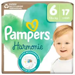Trekpleister Pampers Harmonie Maat 6 Luiers aanbieding