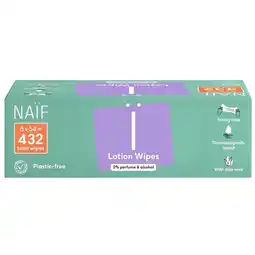 Trekpleister Naïf Lotion Babydoekjes aanbieding