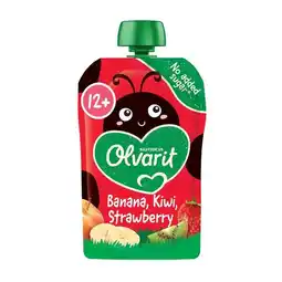 Trekpleister Olvarit 12+M Banaan Kiwi Aardbei Knijpfruit aanbieding