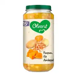 Trekpleister Olvarit 15+M Pompoen Kip Aardappel aanbieding