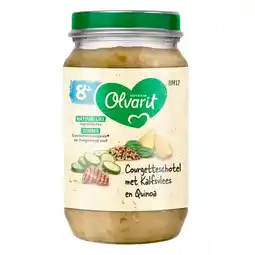 Trekpleister Nutricia Olvarit 8M+ Courgetteschotel met Kalfsvlees aanbieding