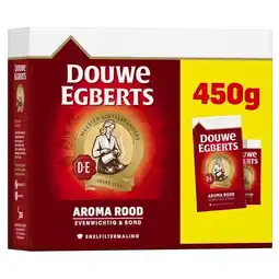 Trekpleister Douwe Egberts Aroma Rood Snelfilterkoffie aanbieding