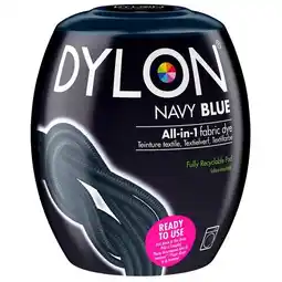 Trekpleister Dylon Navy Blue Machinewas Textielverf aanbieding
