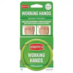 Trekpleister O'Keeffe's Working Hands Handcrème aanbieding