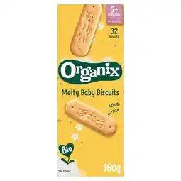 Trekpleister Organix Bio 6M+ Melty Baby Biscuits aanbieding