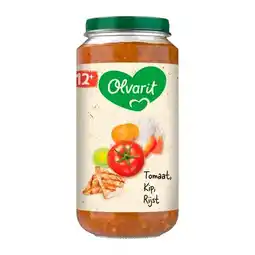 Trekpleister Olvarit 12+M Tomaat Kip Rijst aanbieding