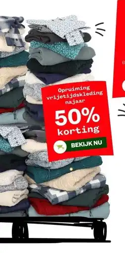 Welkoop Opruiming vrijetijdskleding najaar aanbieding
