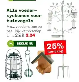 Welkoop Alle voeder- systemen voor tuinvogels aanbieding