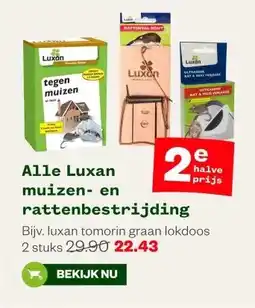 Welkoop Alle Luxan muizen- en rattenbestrijding aanbieding