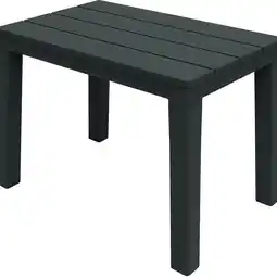 ANWB Hem Bijzettafel Zwart Tuintafeltje 60x39x45 cm Zwart aanbieding