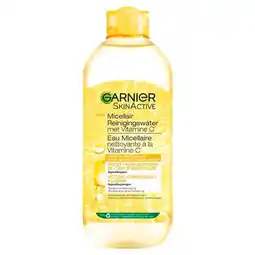 Trekpleister Garnier SkinActive Micellair Reinigingswater met Vitamine C aanbieding
