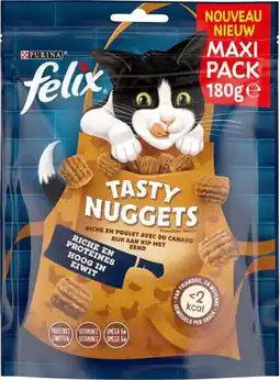 Intratuin Felix kattensnack Tasty Nuggets kip / gevogelte 180 g aanbieding