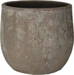 Intratuin HS bloempot Avion beige D 29 H 26 cm aanbieding