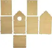 Bol.com Rayher hobby materialen - Vogelhuisje - Zelf Bouwen - 5x17x17 cm aanbieding
