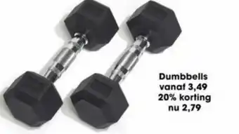 Scapino Dumbbells aanbieding