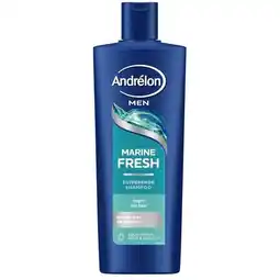 Trekpleister Andrélon Men Marine Fresh Shampoo aanbieding