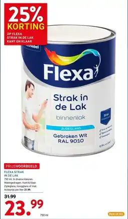 Kluswijs FLEXA STRAK IN DE LAK aanbieding