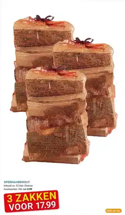 Kluswijs OPENHAARDHOUT aanbieding