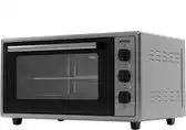 Bol.com Wiggo WMO-E456(X) - Vrijstaande Mini Oven - 45 liter - 2000 Watt - Timer - 5 jaar Garantie - Rvs aanbieding