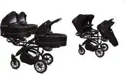 Bol.com BABY ACTIVE TRIPPY KINDERWAGEN 2in1 Black aanbieding