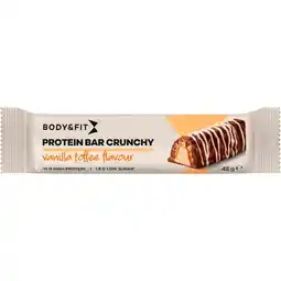 Etos Body&Fit protein bar crunchy vanilla/toffee aanbieding