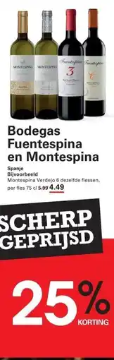 Sligro Montespina Verdejo aanbieding
