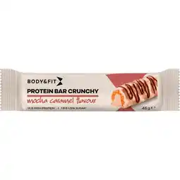 Etos Body&Fit protein bar crunchy mocha/caramel aanbieding