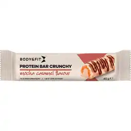 Etos Body&Fit protein bar crunchy mocha/caramel aanbieding