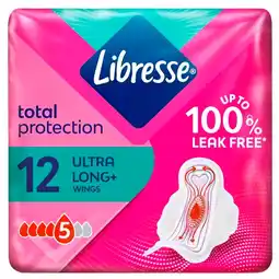 Trekpleister Libresse Ultra Long Maandverband met Vleugels aanbieding