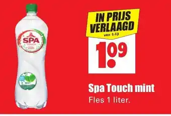 Dirk Spa touch mint 1L aanbieding