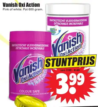 Dirk Vanish oxi action 600g aanbieding