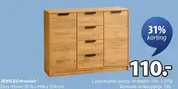 Jysk JENSLEV dressoir aanbieding