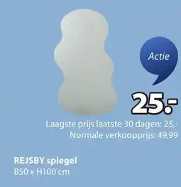 Jysk REJSBY spiegel aanbieding