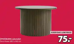 Jysk SPODSBJERG salontafel aanbieding