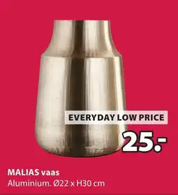 Jysk MALIAS vaas aanbieding